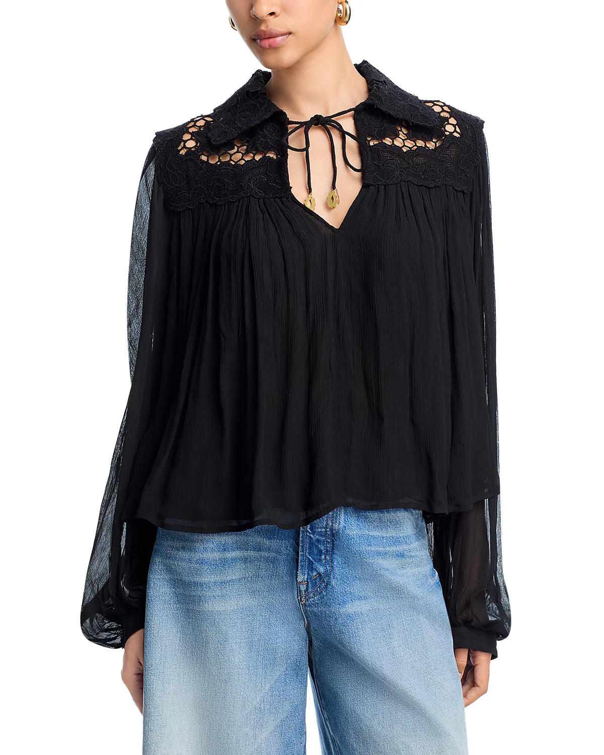 Sea NY Daphne Lace Long Sleeve