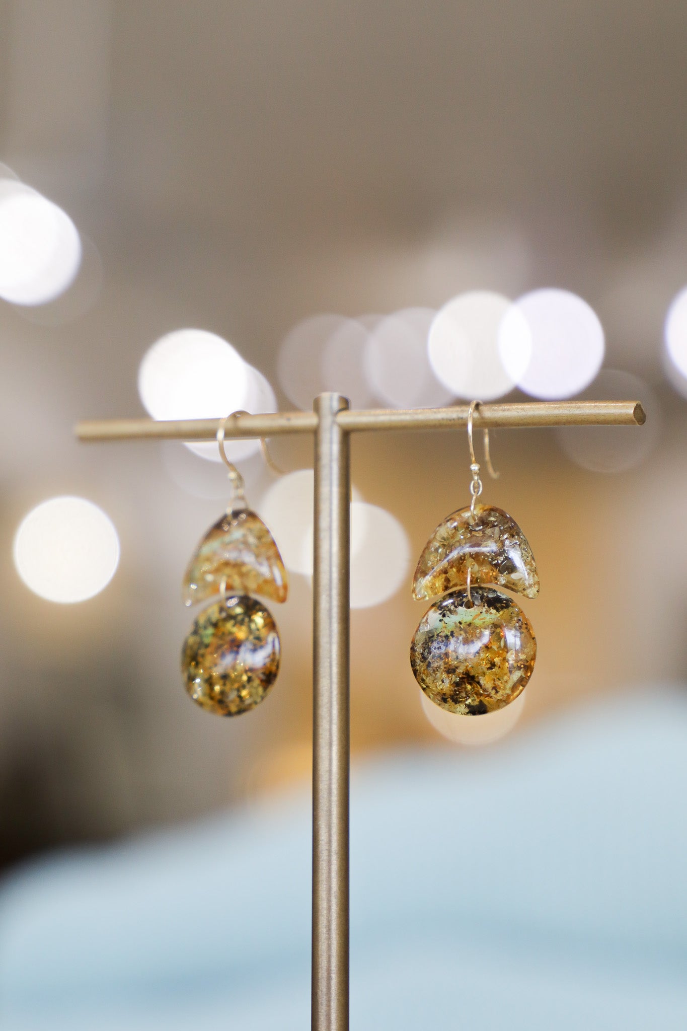TTT 18k Amber Tiny Arps Earrings