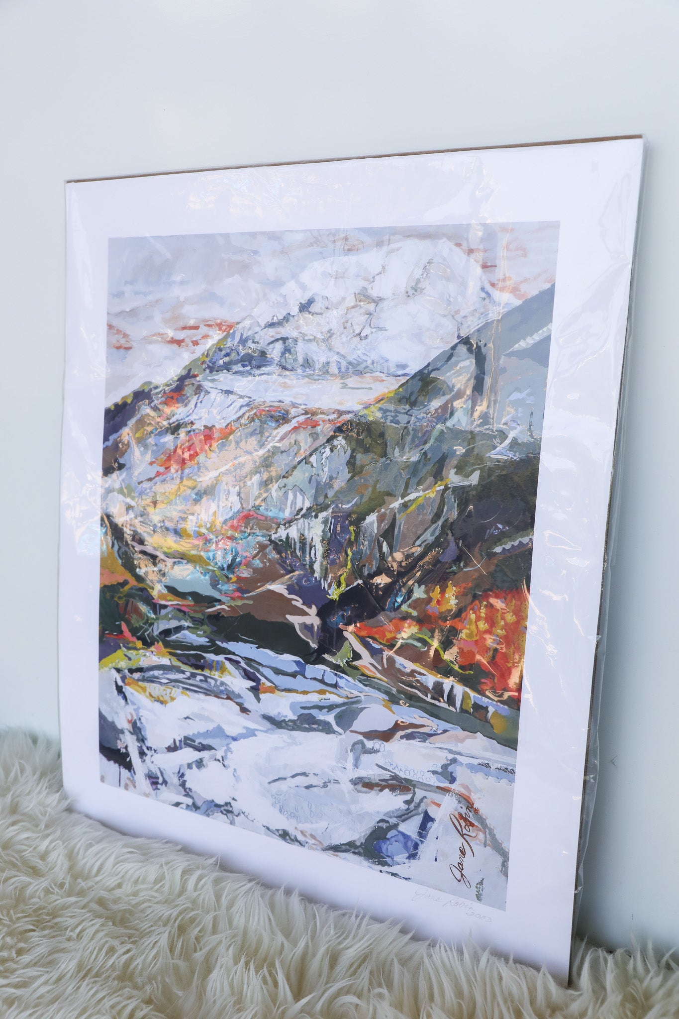JR 20x24 "Don't Let Mtns Get In Your Way" Print