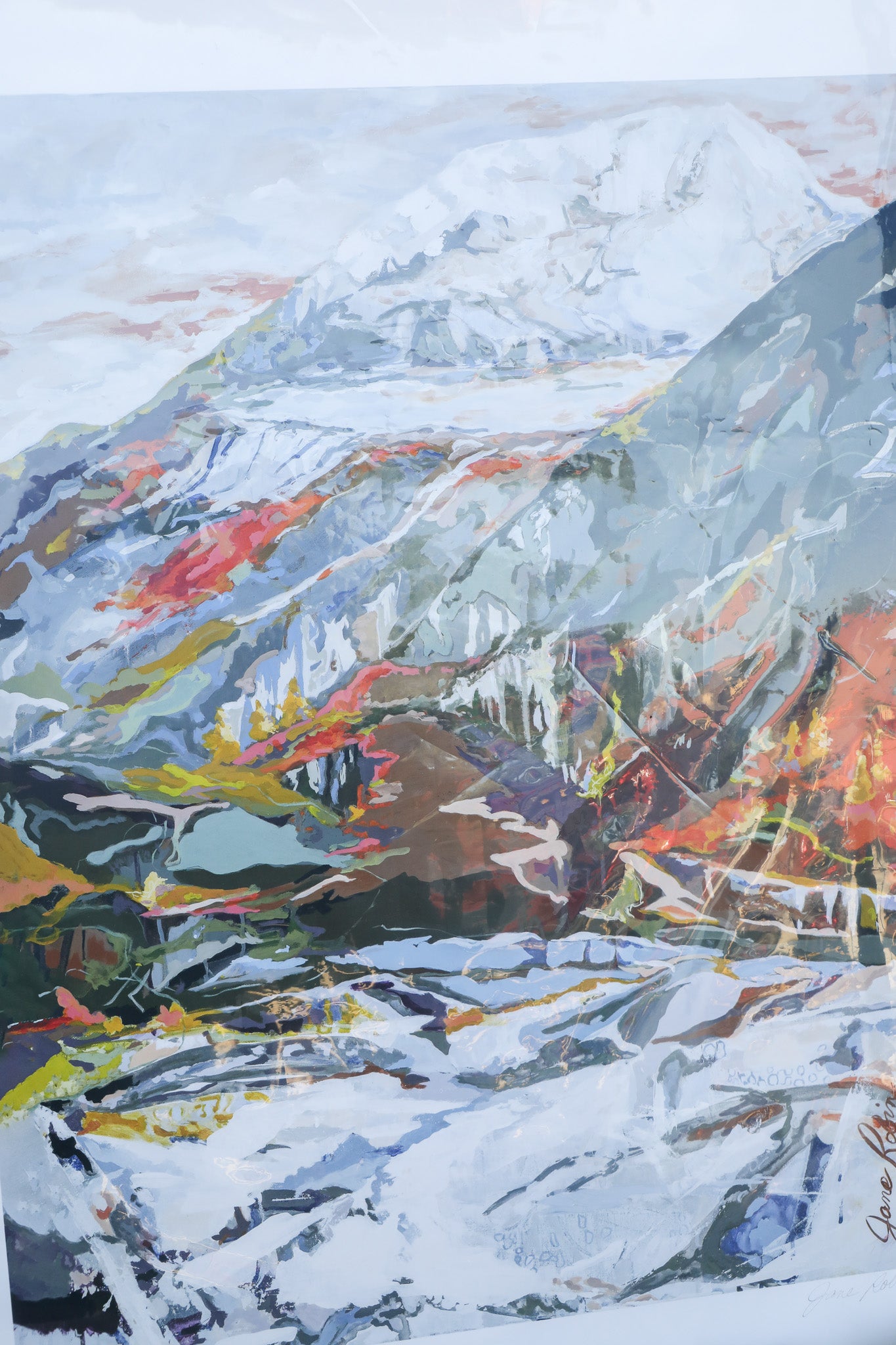 JR 20x24 "Don't Let Mtns Get In Your Way" Print