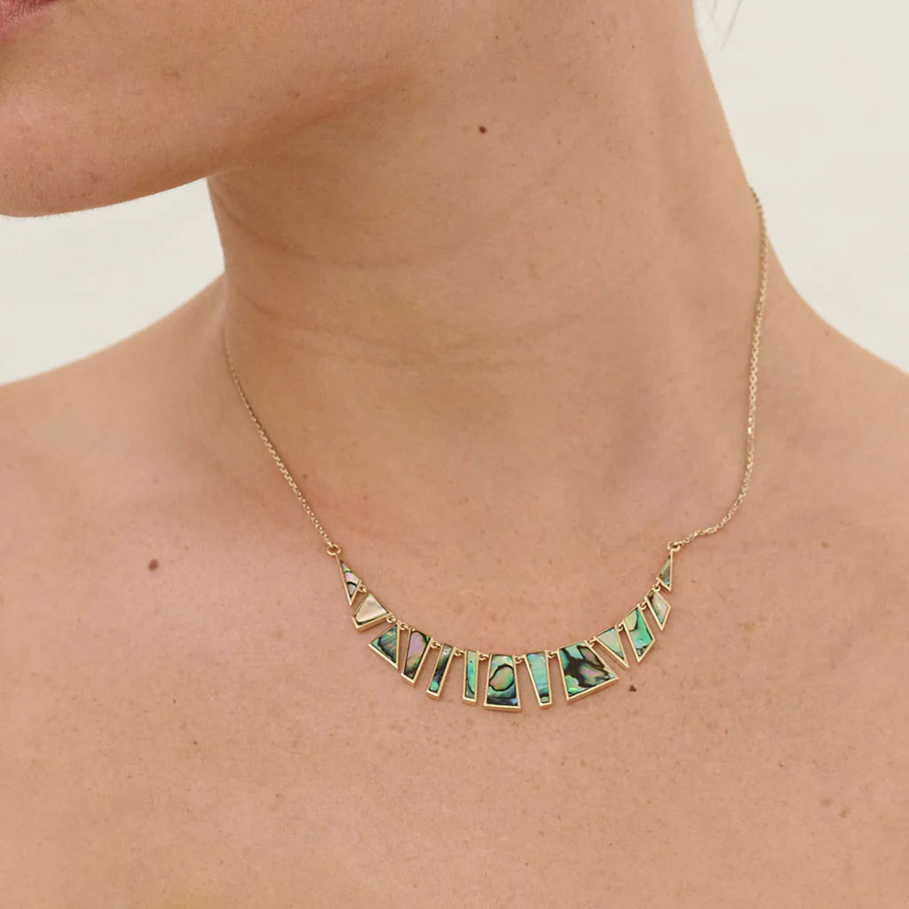 Metier Tessarae Pearl Midi Necklace