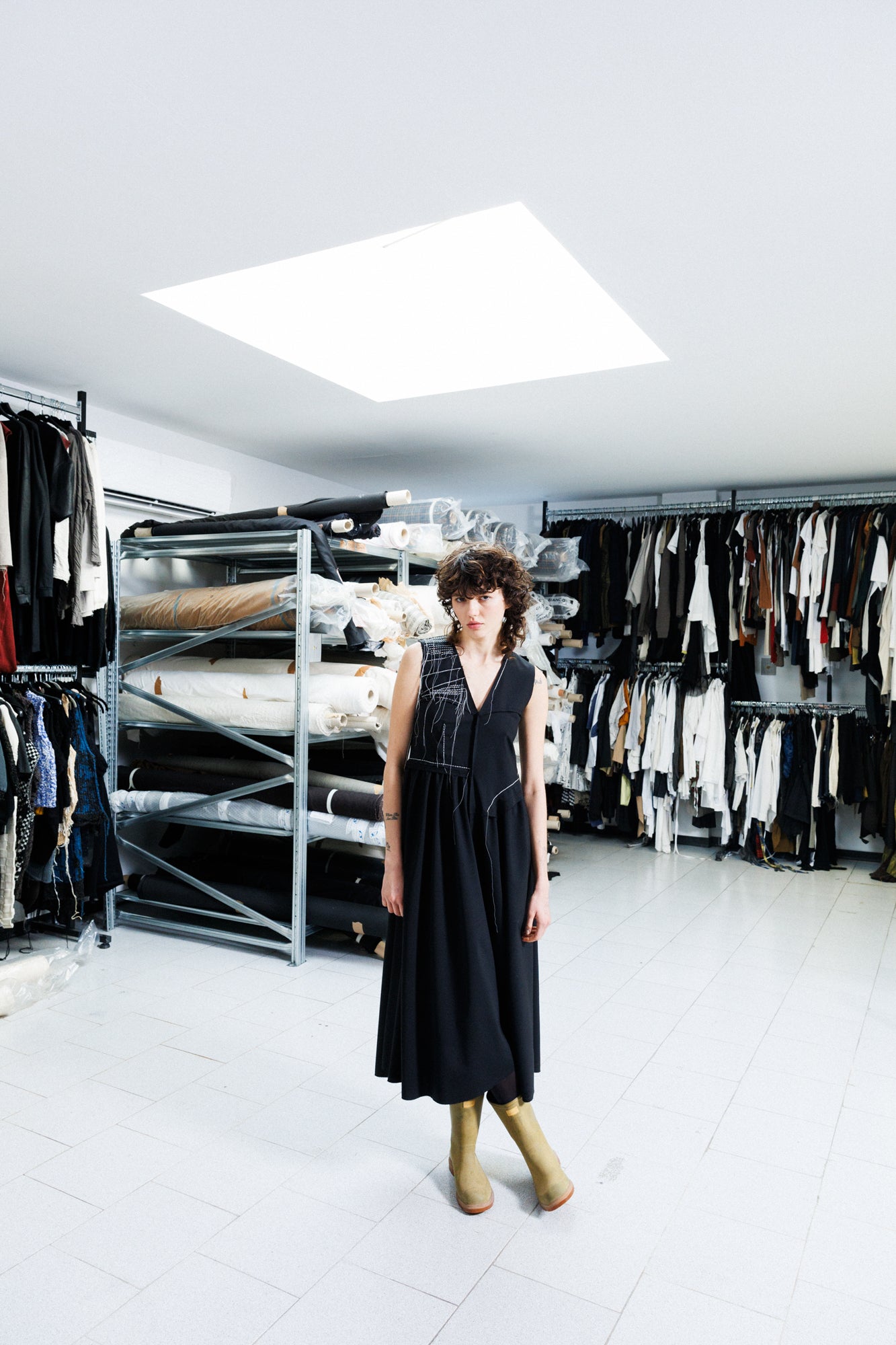 Serienumerica Fitted Dress