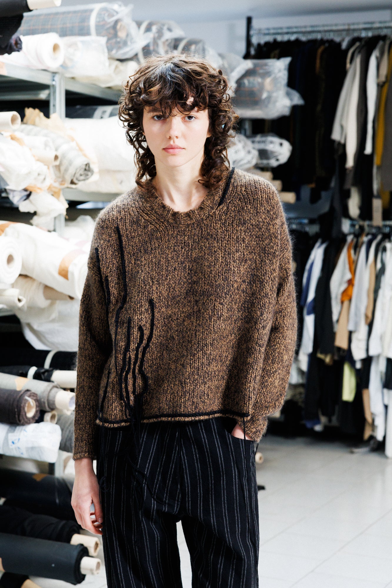Serienumerica Boxy Pullover