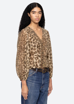 Sea NY Claude Print L/S