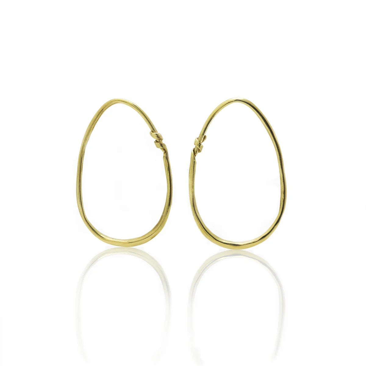 Ariana Boussard-Reifel (C25) Falkland Earrings - Brass