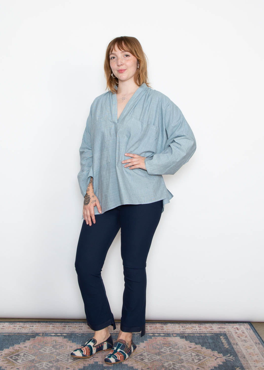 Two 2 Pocket L/S Shirt