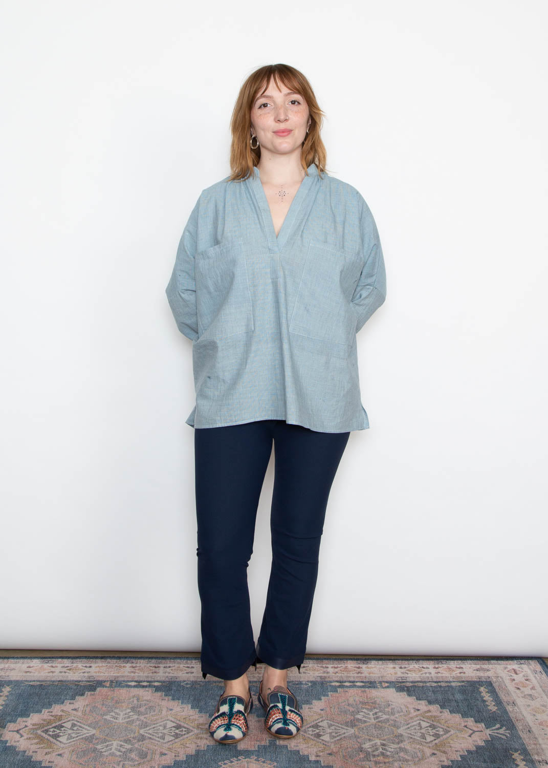 Two 2 Pocket L/S Shirt