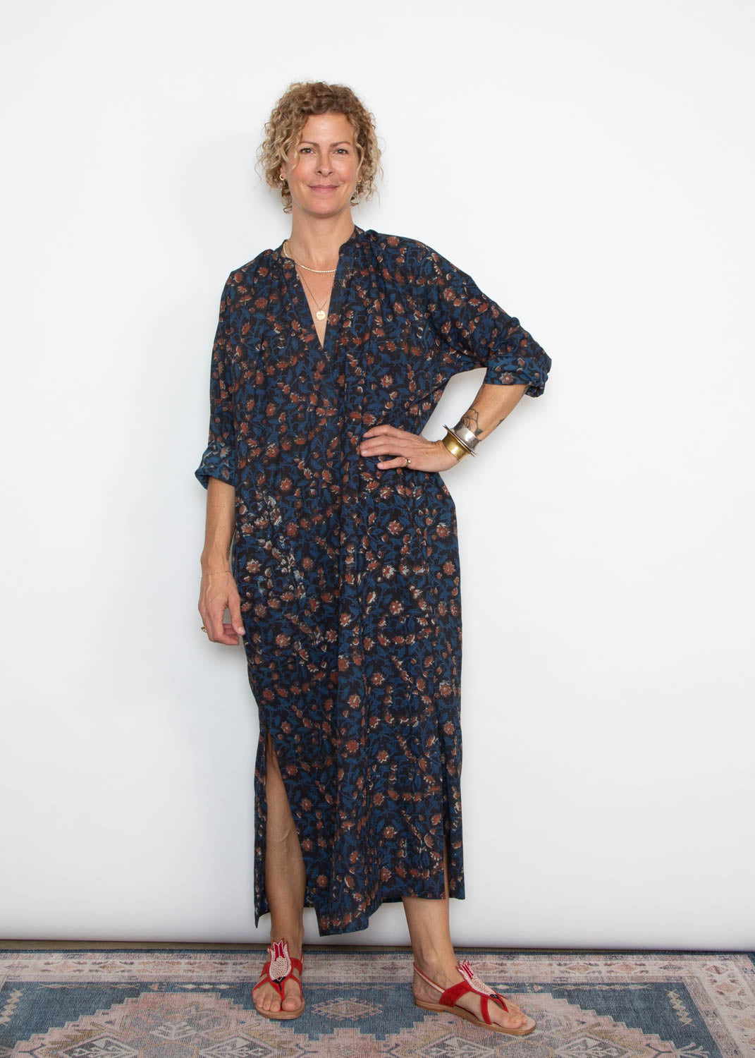 Two Floral Caftan