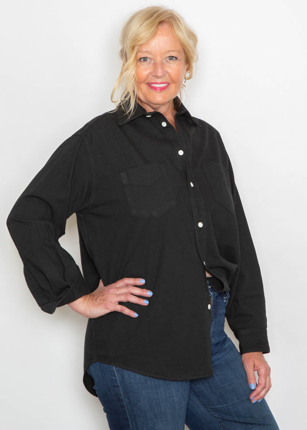 6397 Oversized Denim Shirt