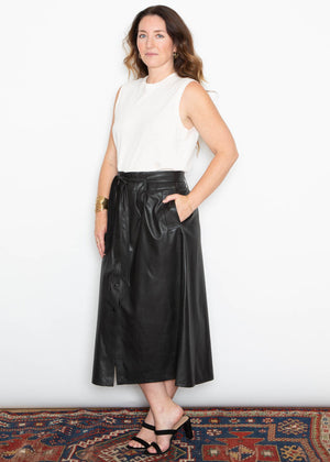 Brochu Walker Teagan Vegan Leather Skirt