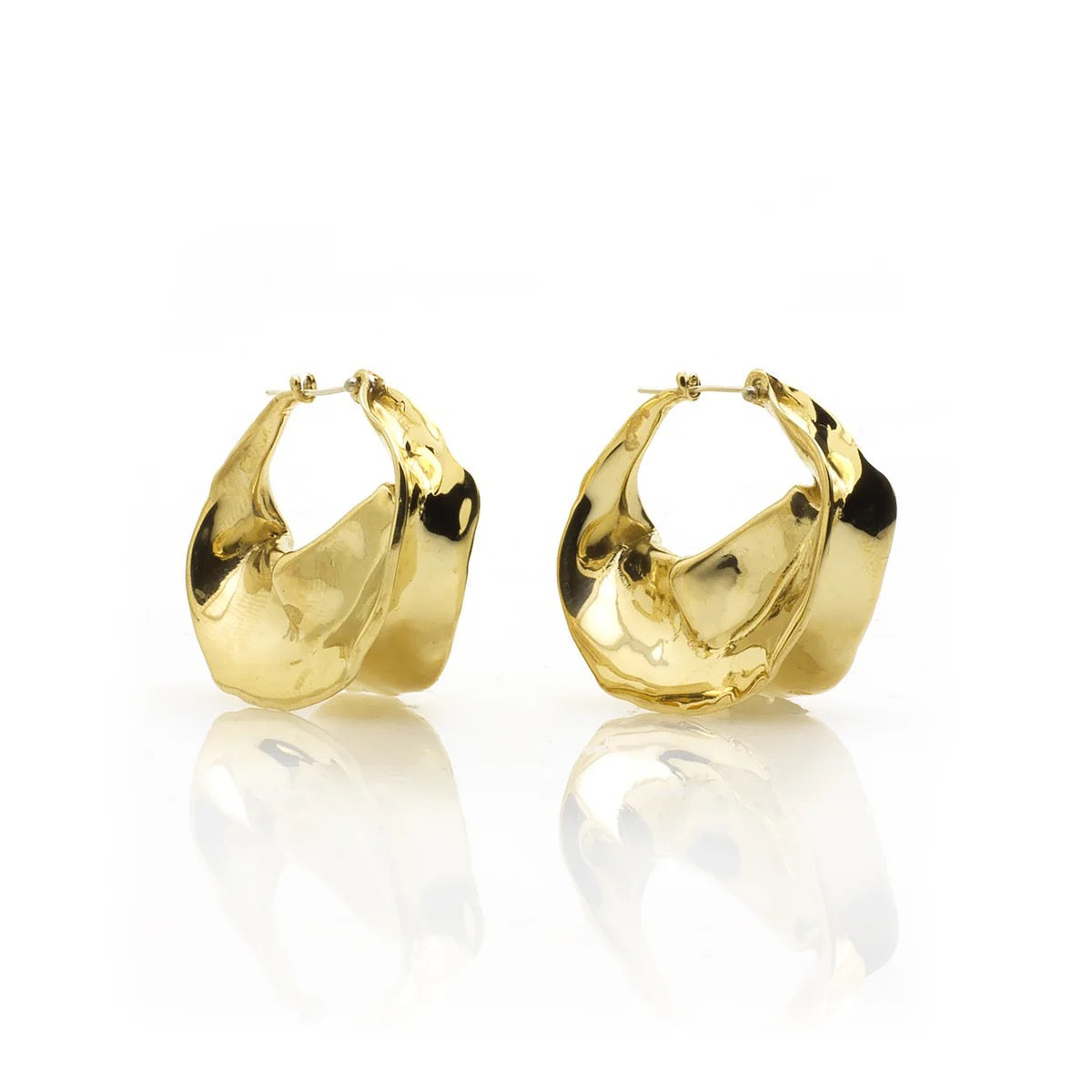 Ariana Boussard-Reifel (C25) Georgia Earrings - Brass