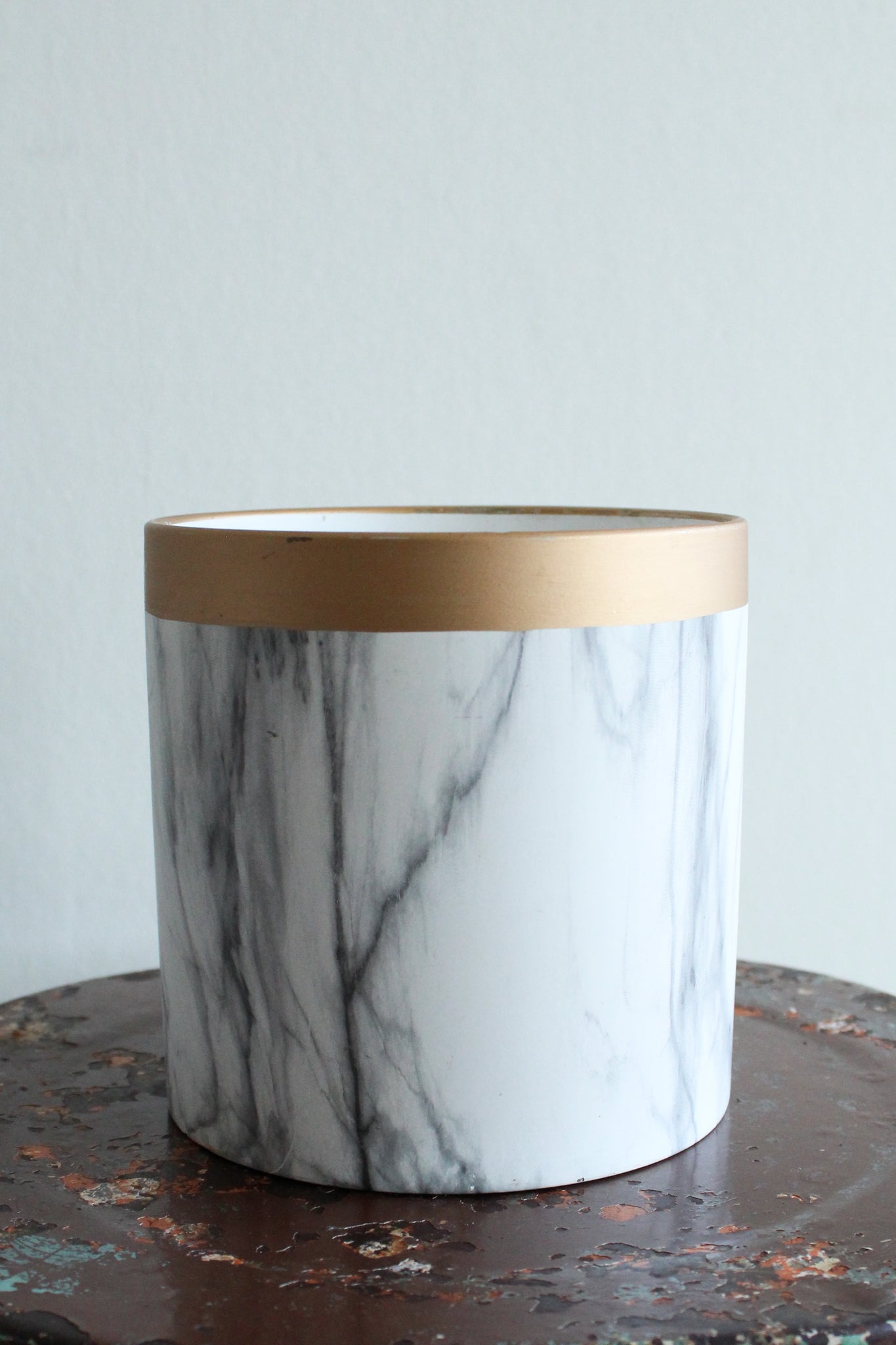 Marble Pattern Ceramic Planter (Medium)