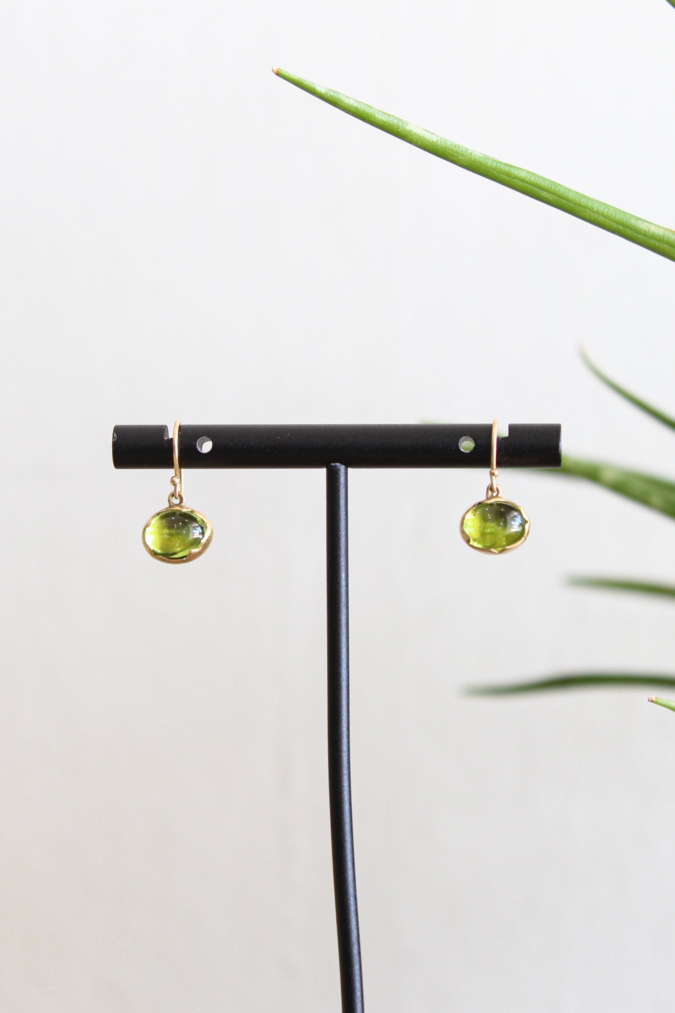 Annette Ferdinandsen 18k Peridot Eggs