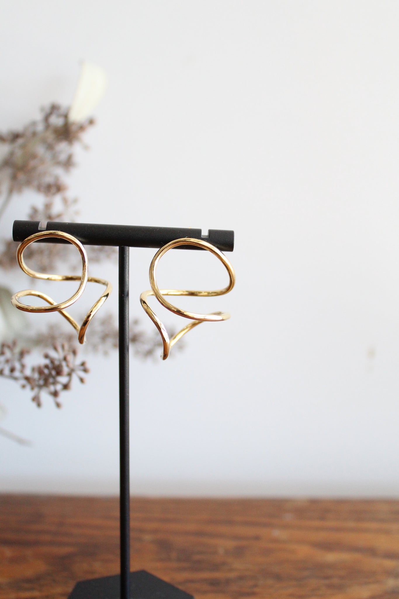 Fay Andrada Noin Large Hoops Gold Vermeil