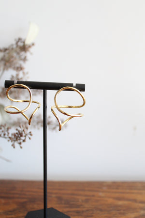 Fay Andrada Noin Large Hoops Gold Vermeil