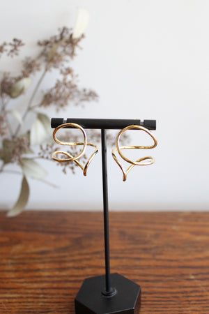 Fay Andrada Noin Large Hoops Gold Vermeil