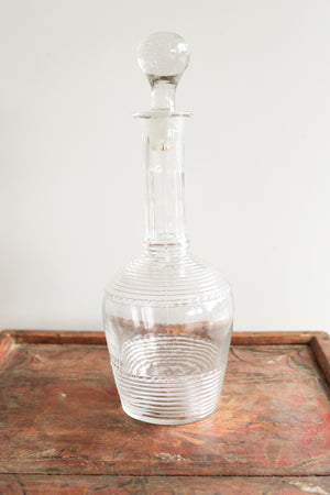 50% Off - Vintage 1970s Glass Decanter