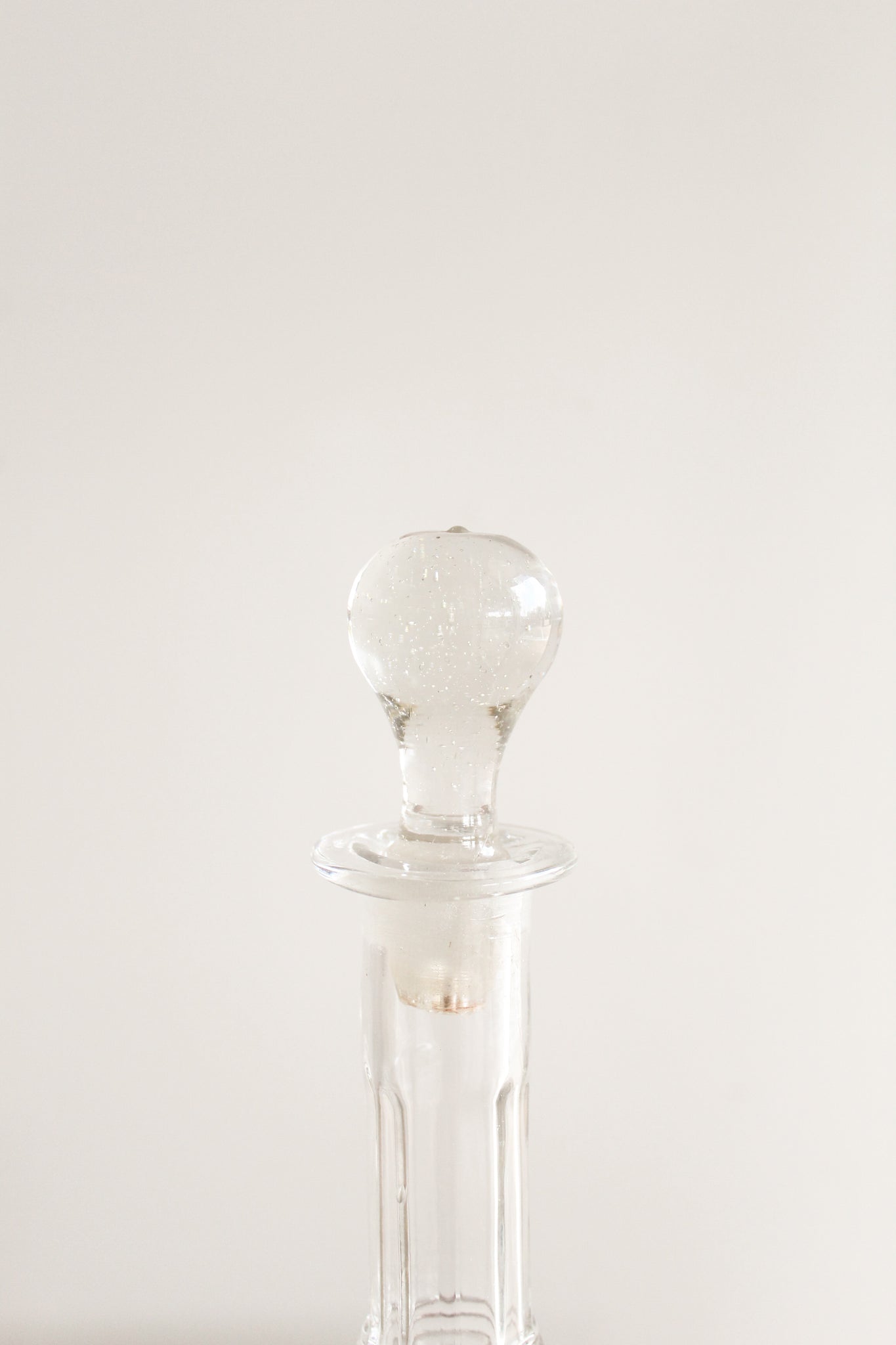 50% Off - Vintage 1970s Glass Decanter