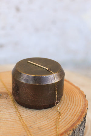 Talisman Linear Y Necklace