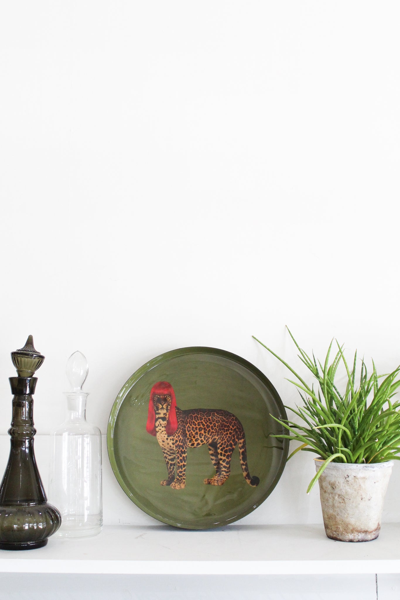 Gangzai Rebecca Jaguar Round Tray
