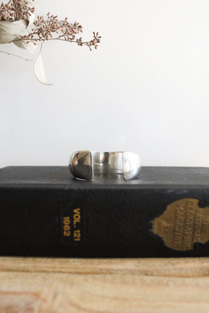 Vintage Modernist Thick SS Cuff