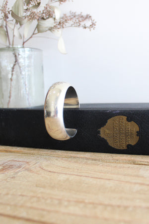 Vintage Modernist Thick SS Cuff