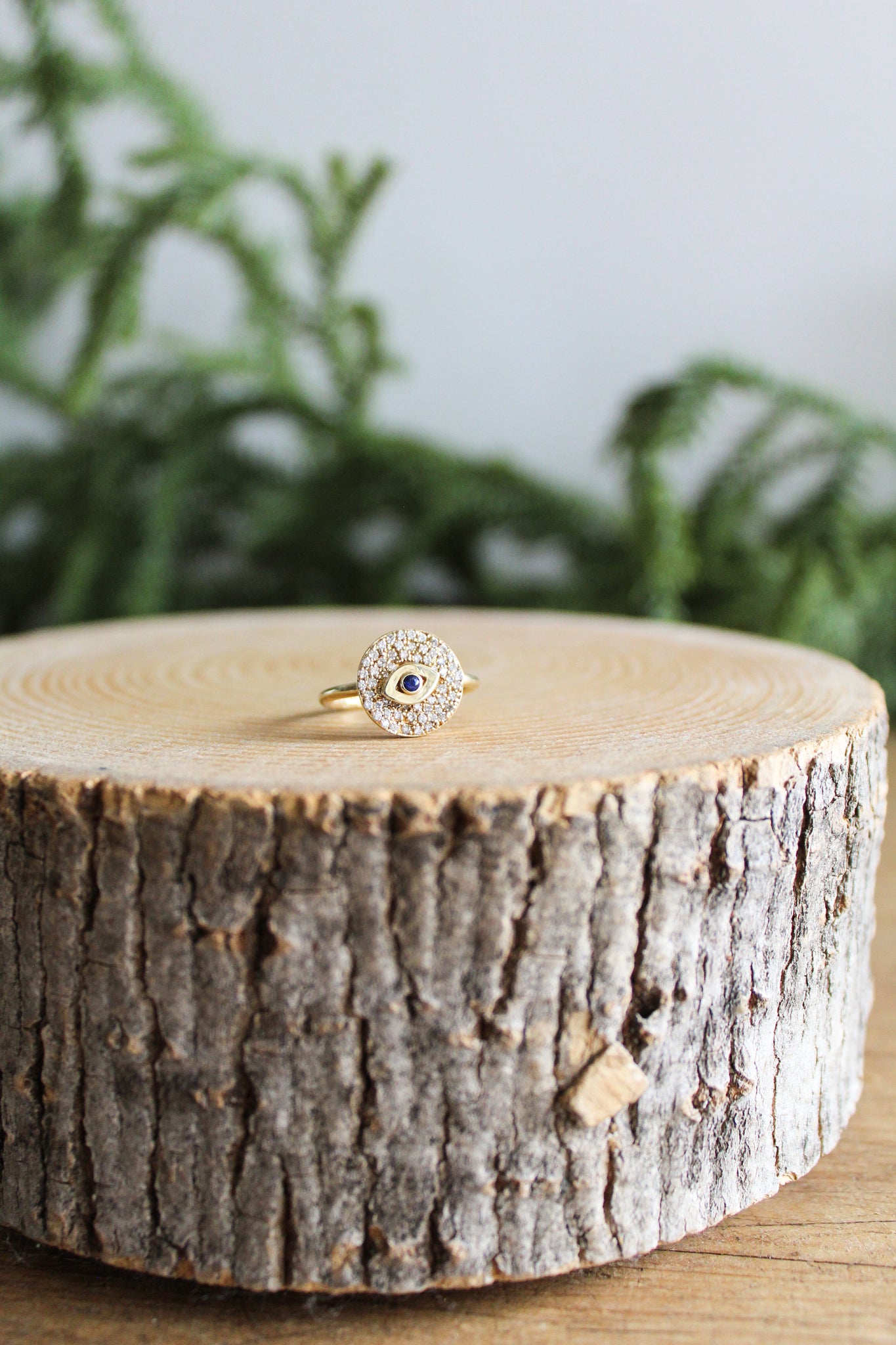 NOUSH Coexist Evil Eye Ring