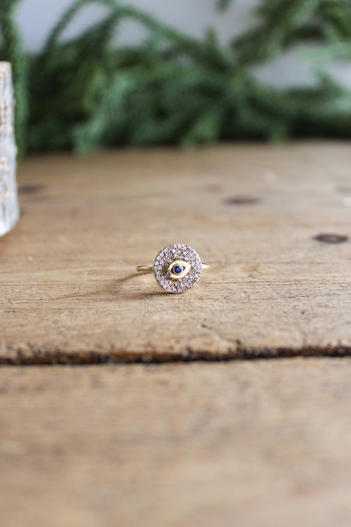 NOUSH Coexist Evil Eye Ring