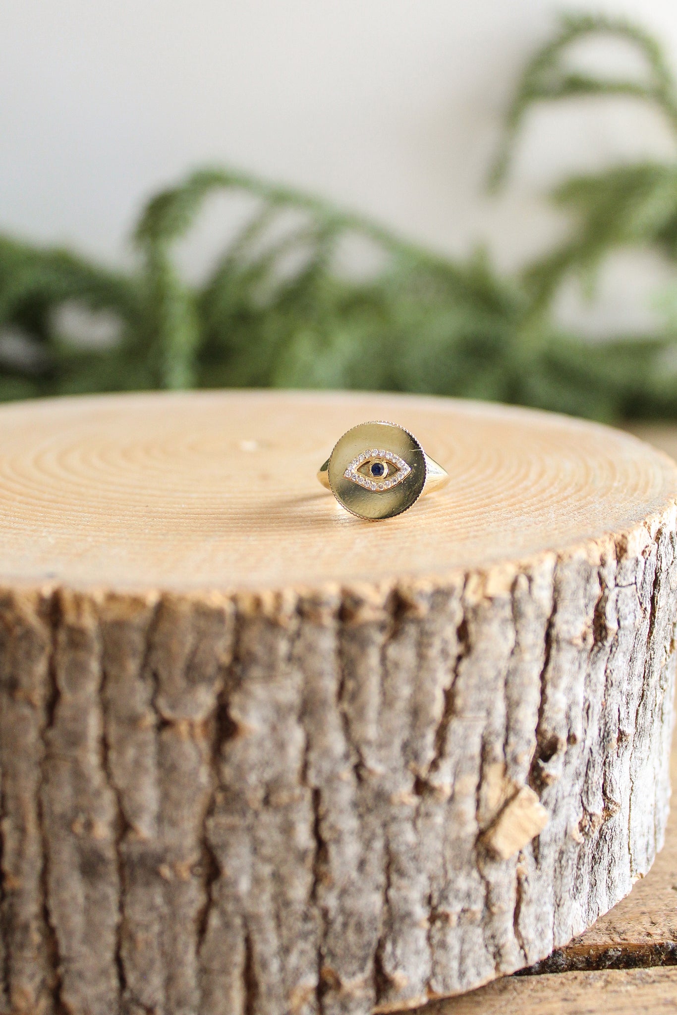 NOUSH La Fortuna Daric Signet Ring Luck