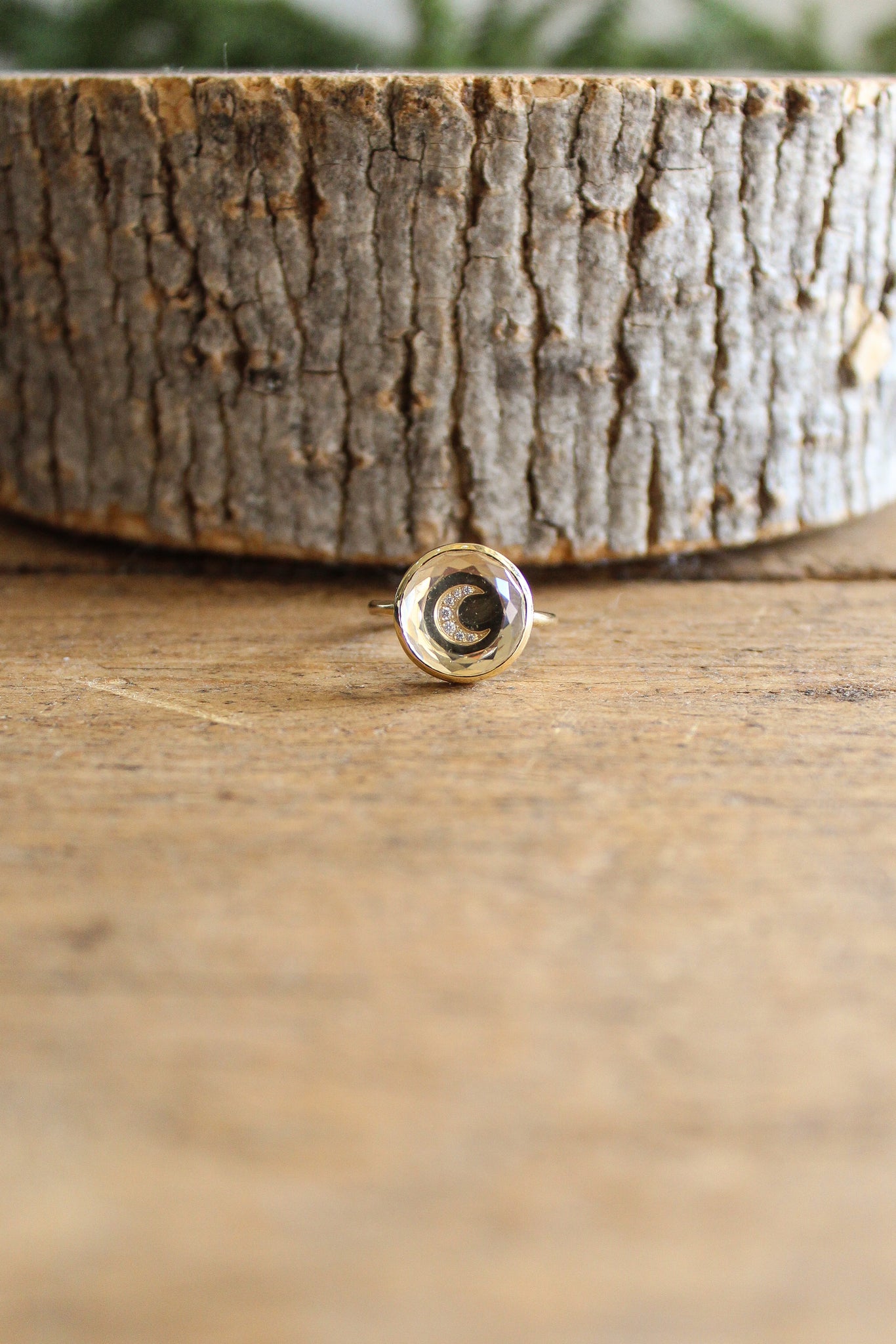 NOUSH Coexist Moon Ring