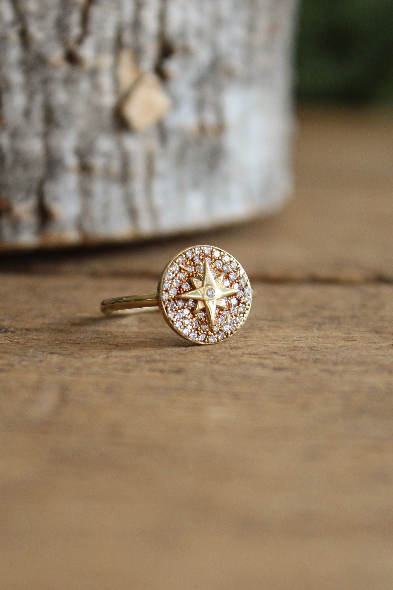 NOUSH Coexist Large North Star Ring