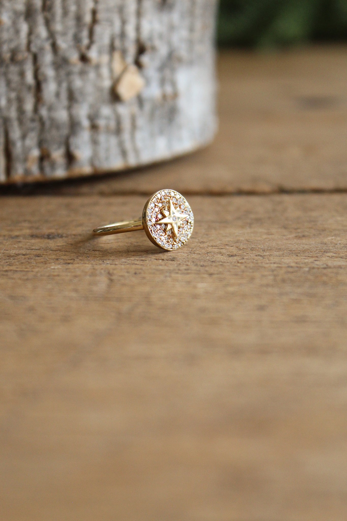 NOUSH Coexist Large North Star Ring