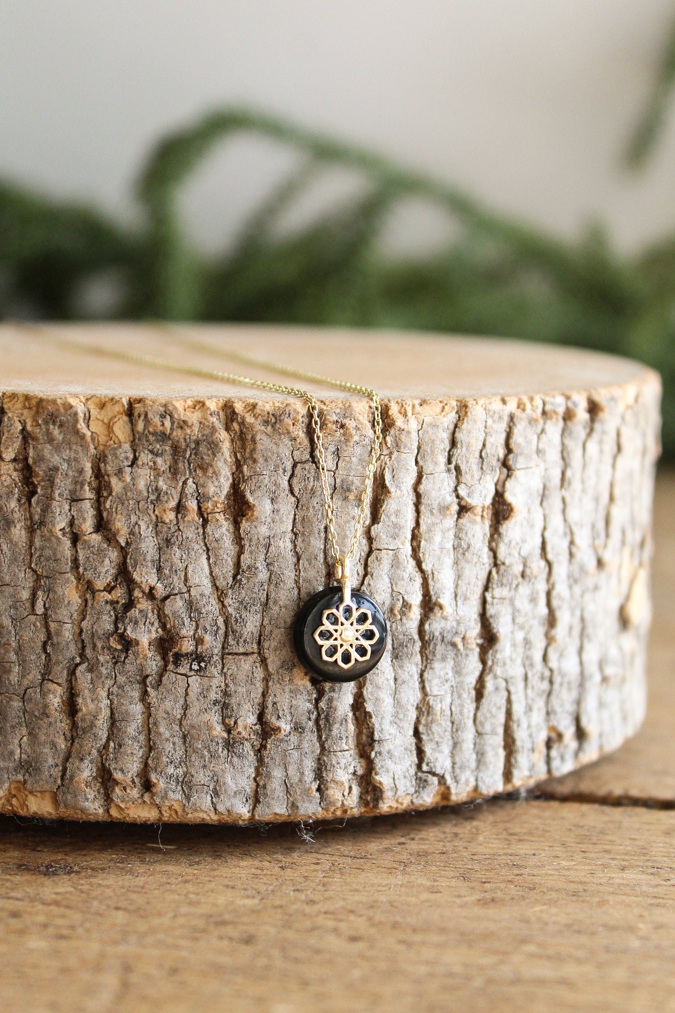 NOUSH Coexist Hamsa Necklace