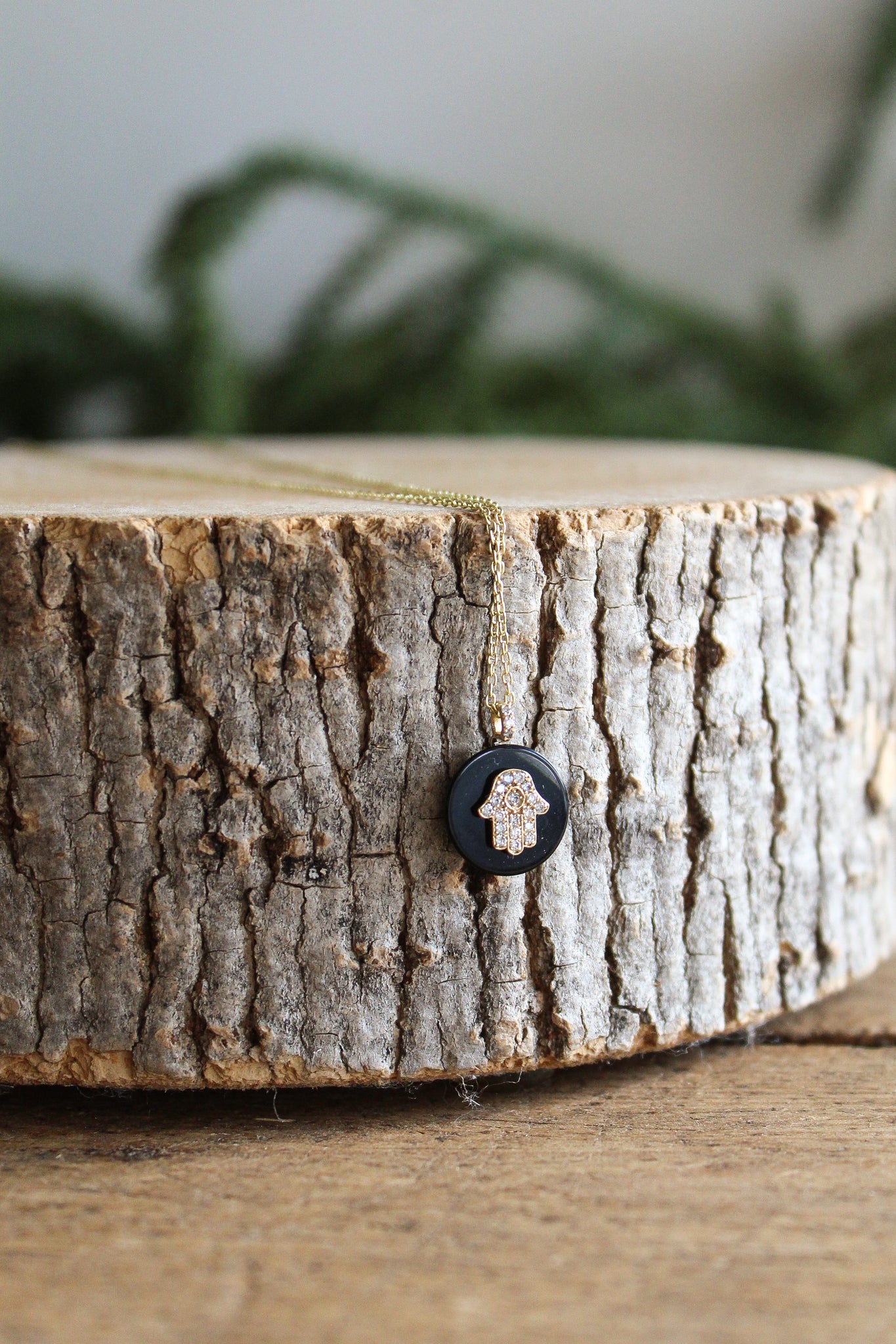 NOUSH Coexist Hamsa Necklace