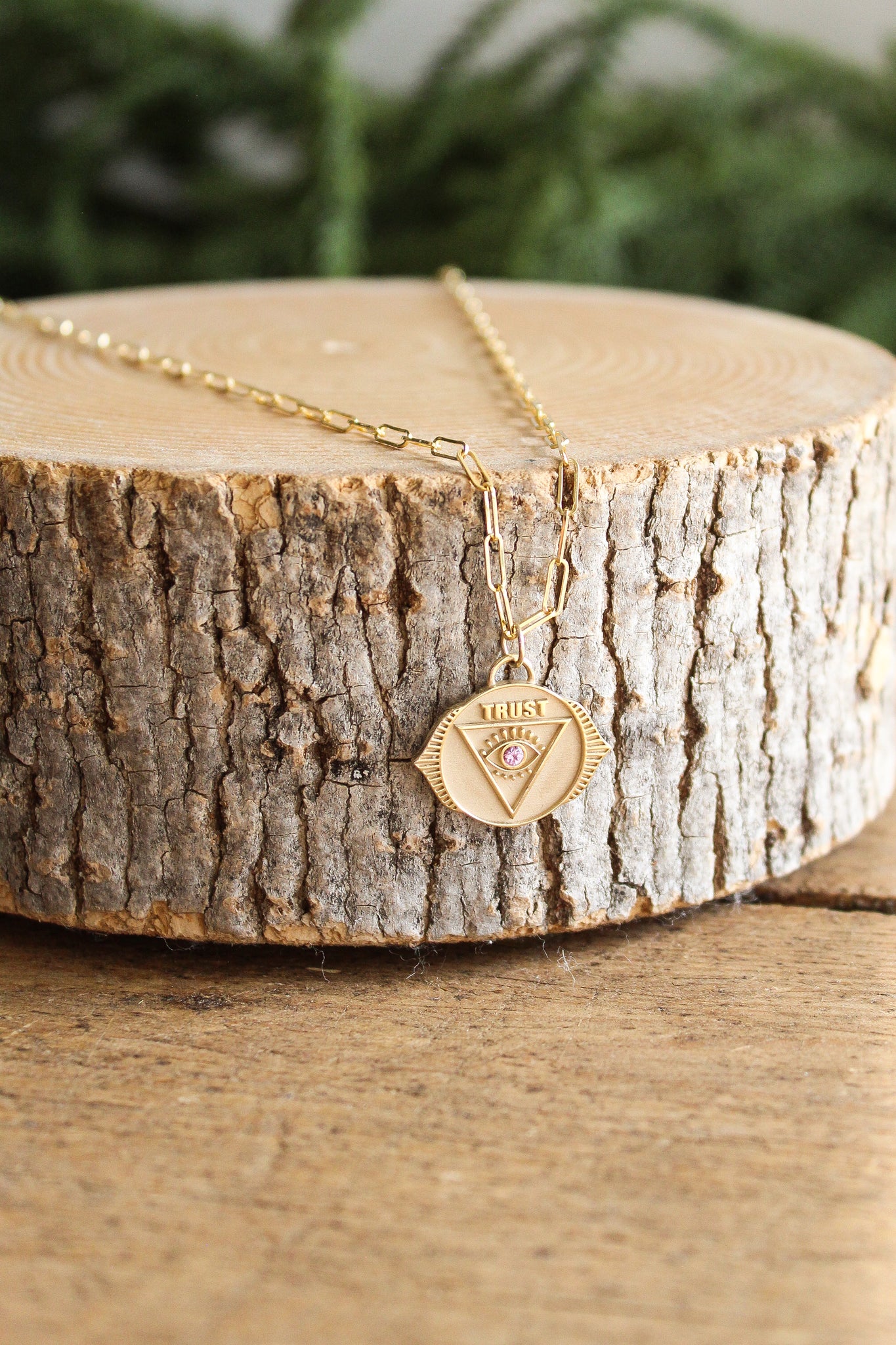 NOUSH La Fortuna Small Trust Necklace