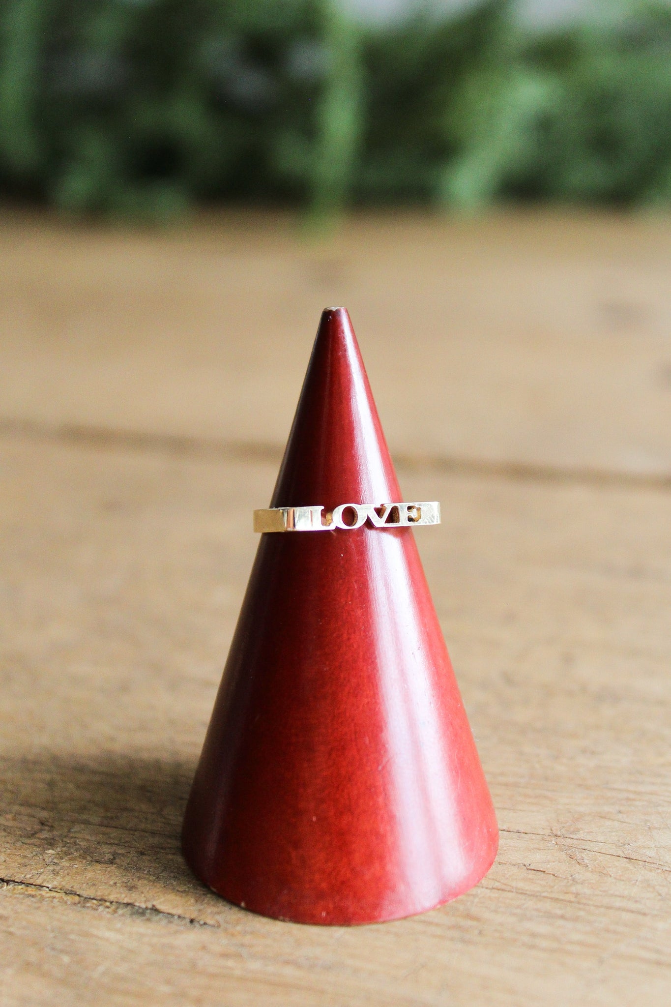 NOUSH - 14k YG 6.5 Linqd LOVE Ring