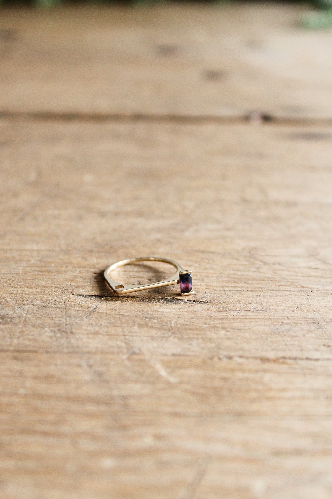 NOUSH Linqd Ring Small Pink Tourmaline