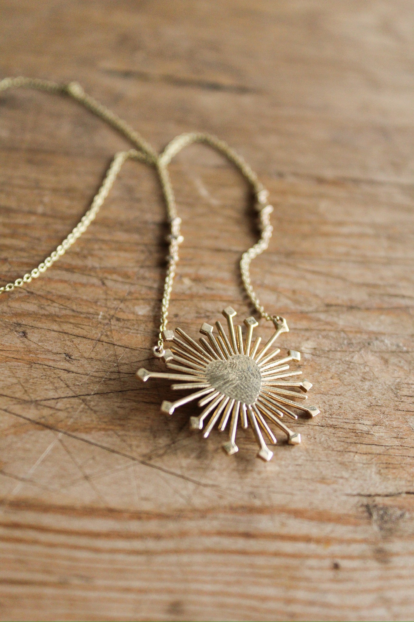 NOUSH Glow Necklace w/Turquoise Heart