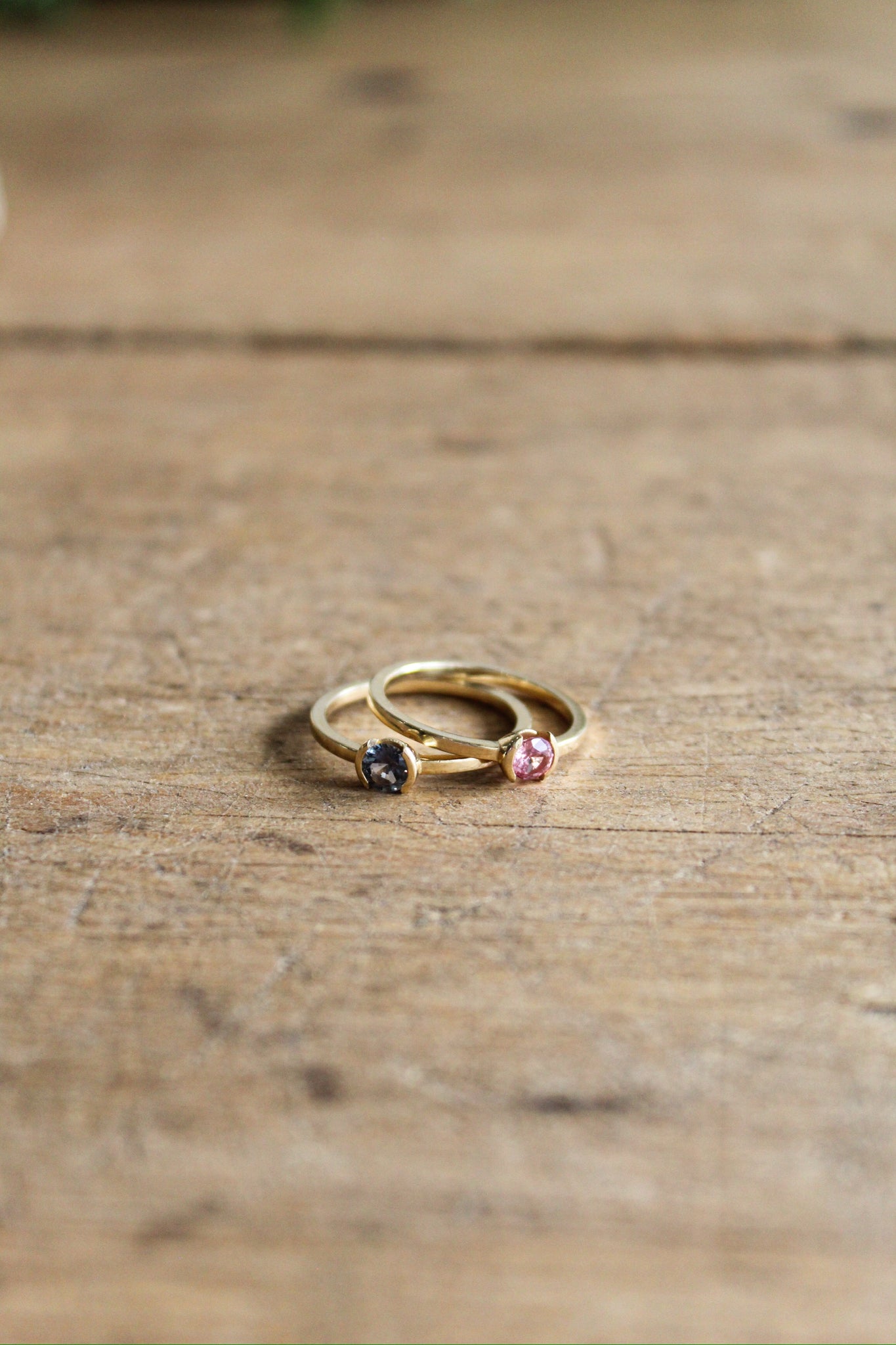 NOUSH Round Light Pink Sapphire Ring Size 6