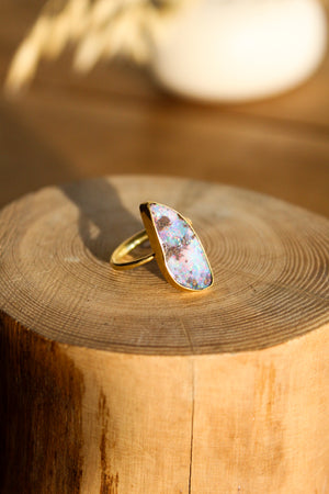 Annette Ferdinandsen 18k YG Boulder Opal Ring