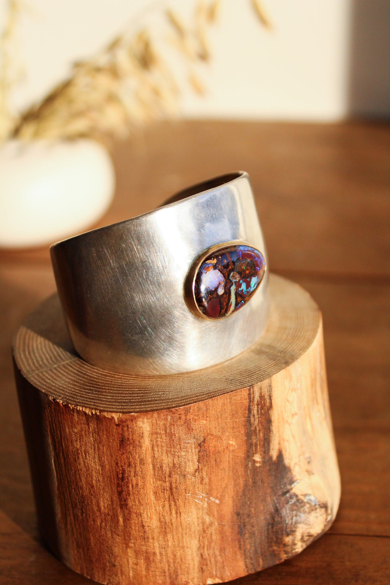 Annette Ferdinandsen SS/14k Roxy Cuff w/Boulder Opal