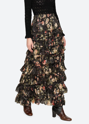 Sea NY Jolie Print Midi Skirt