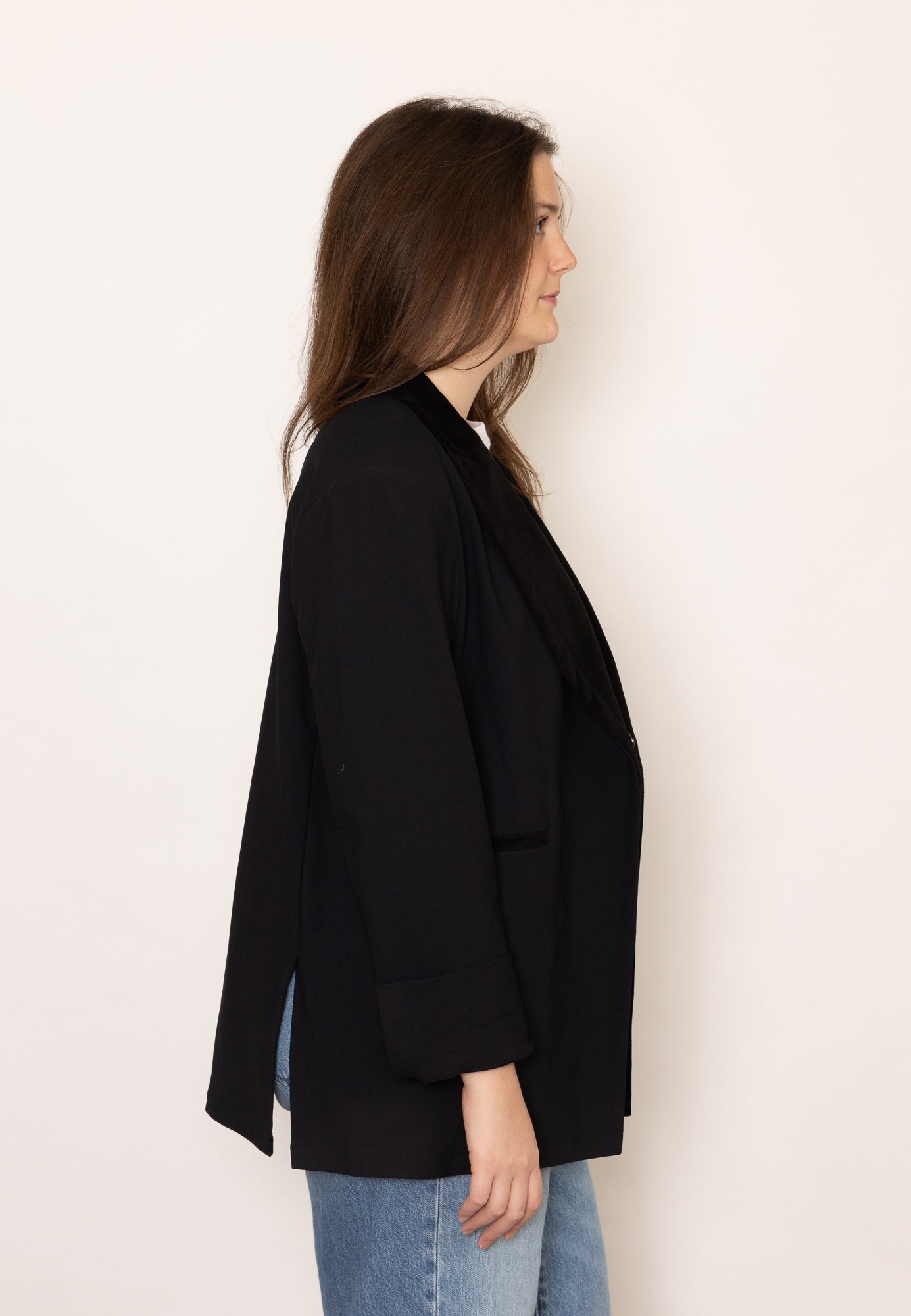 Elaine Kim Tech Stretch Boyfriend Blazer