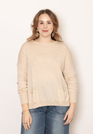 Ma'Ry'Ya R-Neck Sweater