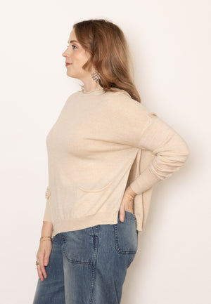 Ma'Ry'Ya R-Neck Sweater