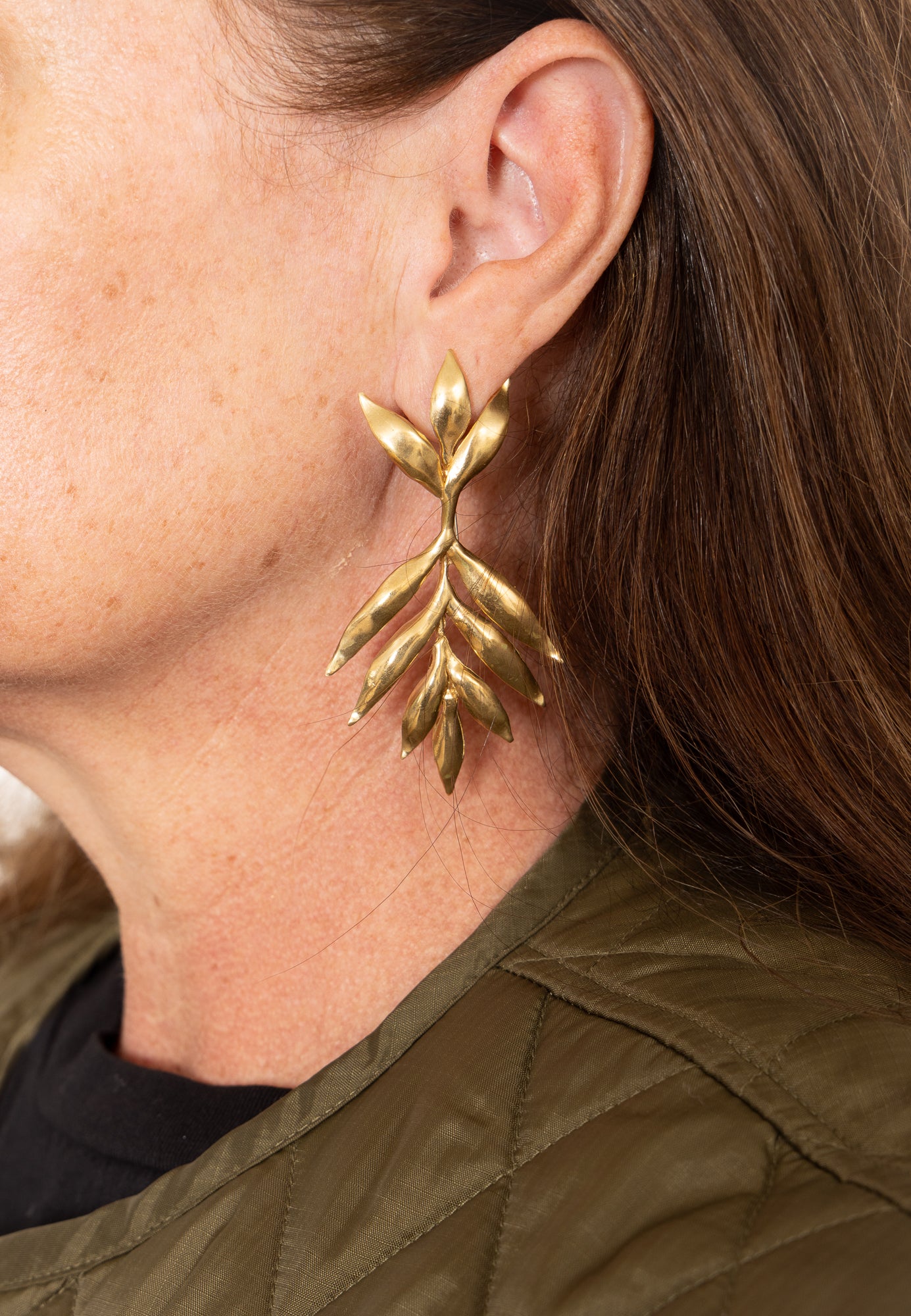Ariana Boussard-Reifel Victoria Earrings Brass