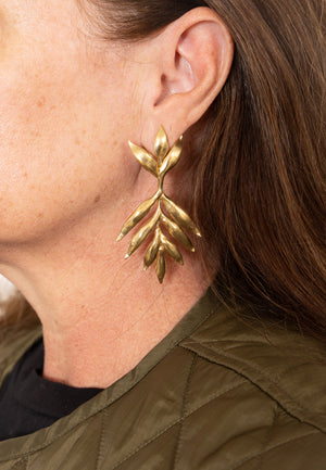 Ariana Boussard-Reifel Victoria Earrings Brass