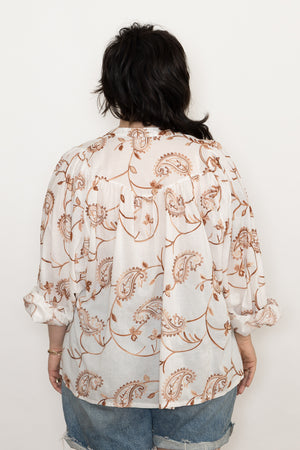Colibri Embroidered Button Down