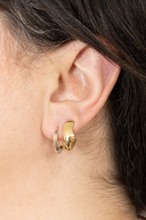 Fay Andrada Seika Petite Hoops Silver