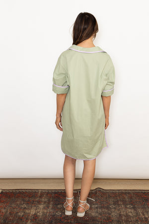 Colibri Contrast Shirt Dress